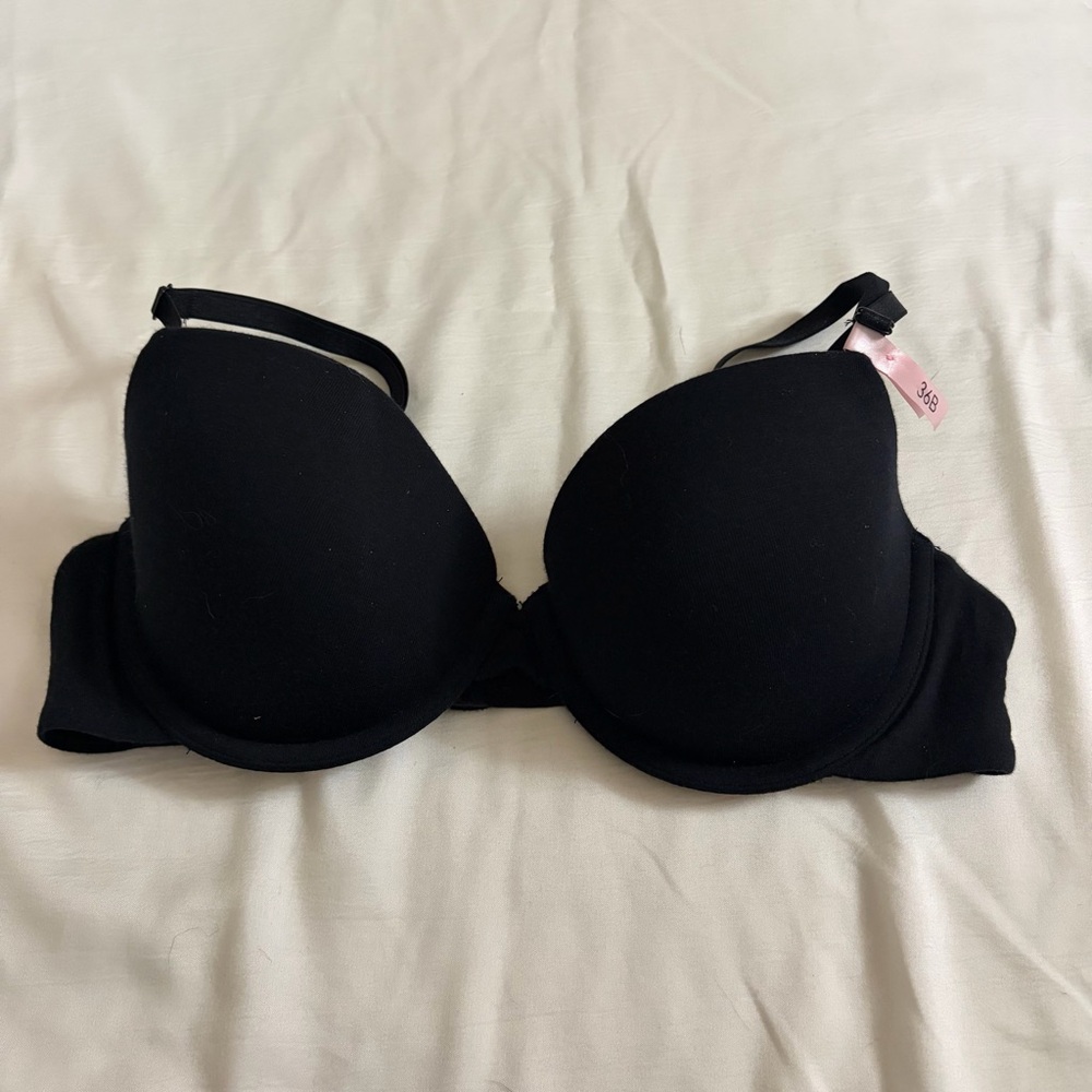 NWT la vie en rose black bra size 36B